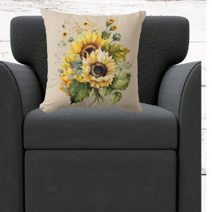 Coussin Pays Splendor de tournesol
