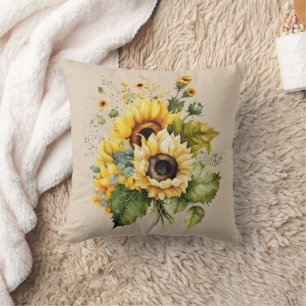 Coussin Pays Splendor de tournesol