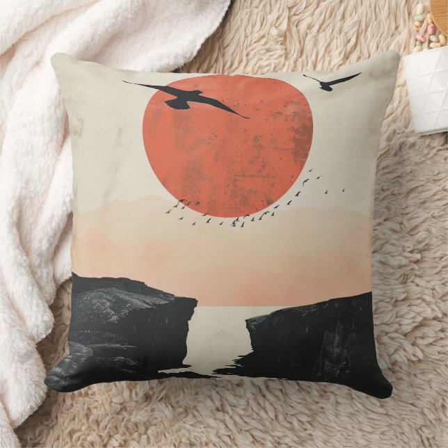 Coussin Paysage Abstrait de Boho (12) (Couverture)