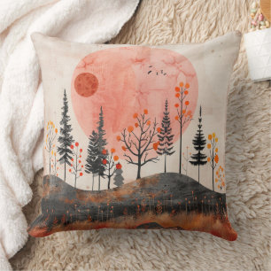 Coussin Paysage Abstrait de Boho (13)