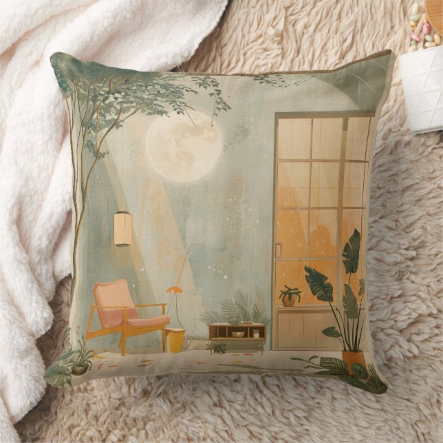 Coussin Paysage Abstrait de Boho (6) (Couverture)