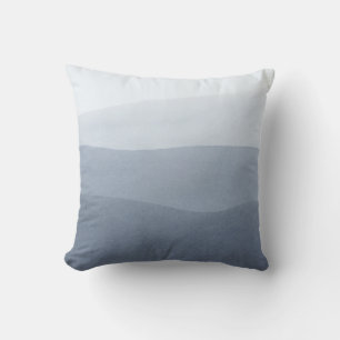 Coussin Paysage Abstrait gris et paisible
