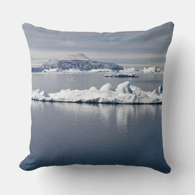 Coussin Paysage antarctique (Recto)