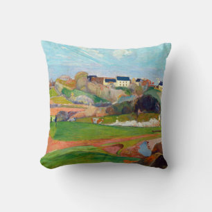 Coussin Paysage au Pouldu peinture de Paul Gauguin