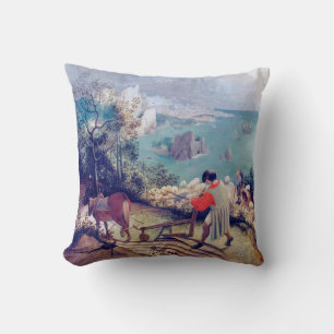 Coussin Paysage avec la chute d'Icarus, Pieter Bruegel