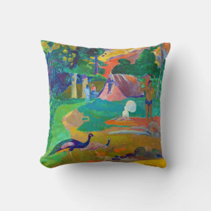 Coussin Paysage avec Peacocks, Gauguin