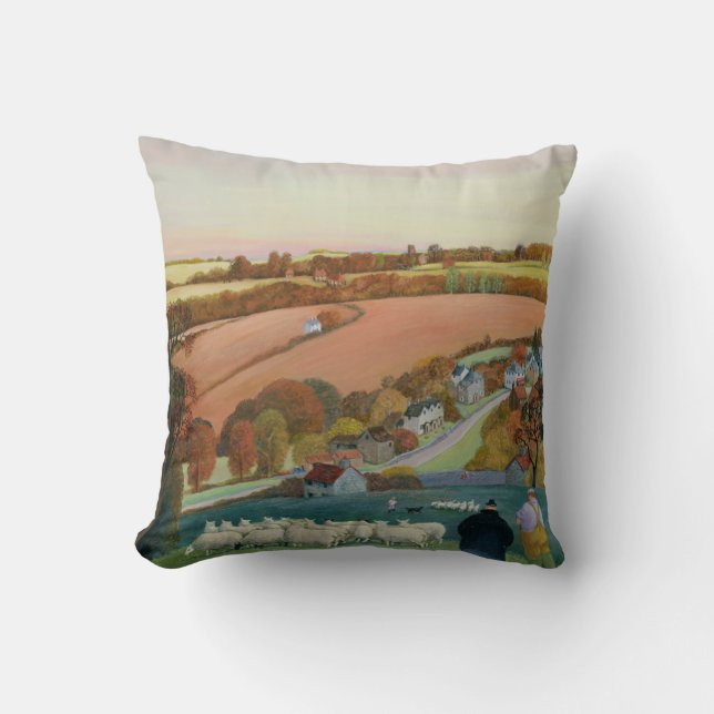 Coussin Paysage d'automne (Recto)