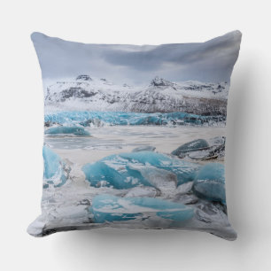 Coussin Paysage de glace de glacier, Islande
