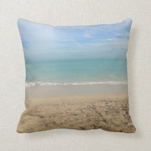 Coussin Paysage de la plage de Sunny - Cape Cod