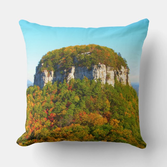 Coussin Paysage de montagne magnifique (Recto)
