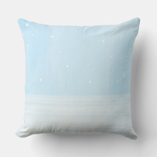 Coussin paysage de neige (Recto)