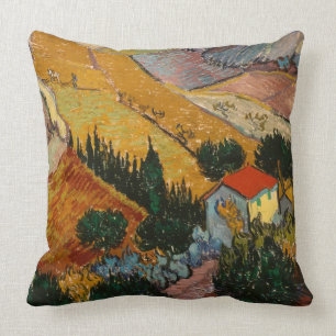 Coussin Paysage de Vincent van Gogh   avec la Chambre et