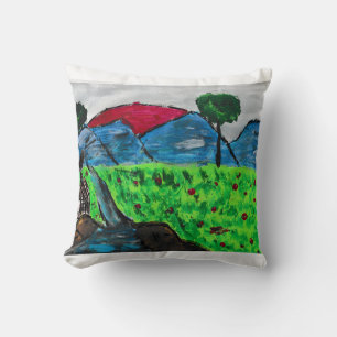Coussin Paysage des montagnes