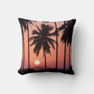 Coussin Paysage des palmiers à coco