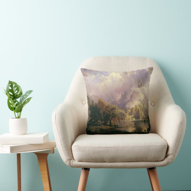 Coussin Paysage Des Rocheuses Paysage Majestueux (Chaise)