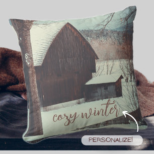 Coussin Paysage hivernal