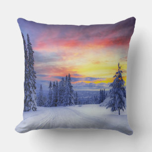 Coussin Paysage hivernal