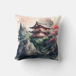 Coussin Paysage japonais