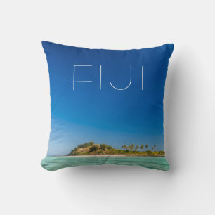 Coussin Paysage marin de Blue Lagoon, Fidji