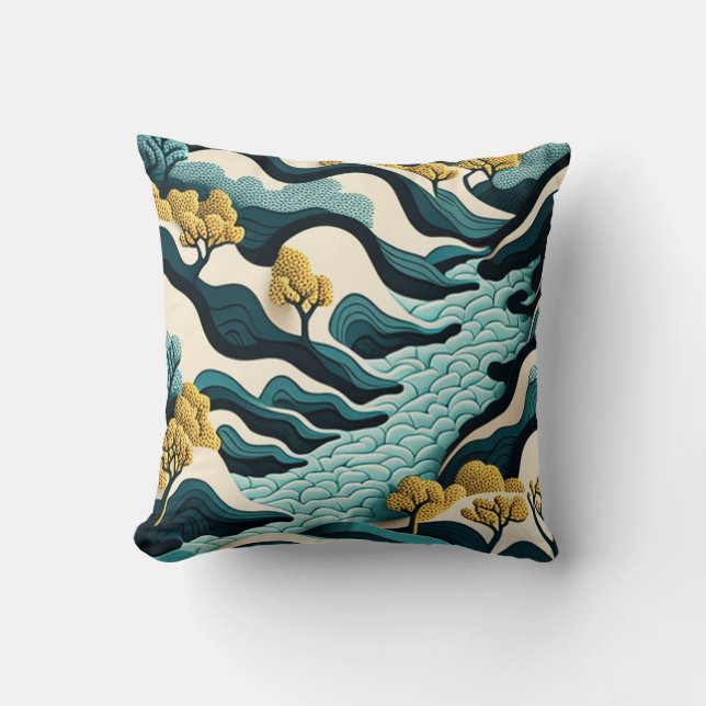 Coussin Paysage moderne (Recto)