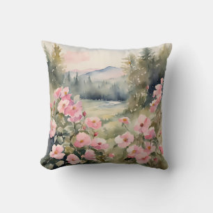 Coussin Paysage naturel Fleur sauvage doux