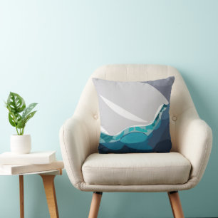 Coussin Paysage océanique d'Iceberg
