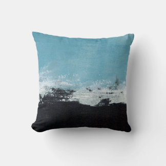 Coussin Paysage peint à la main Abstrait