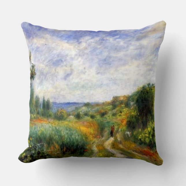 Coussin Paysage Près D'Essoyes (Recto)