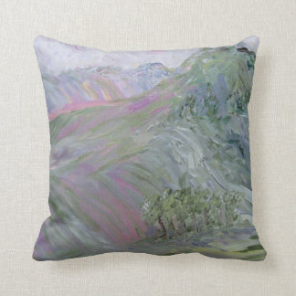 Coussin Paysage rose sous les nuages attrayants