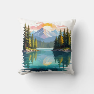 Coussin Paysage serein Calme Nature paisible Nature Extéri