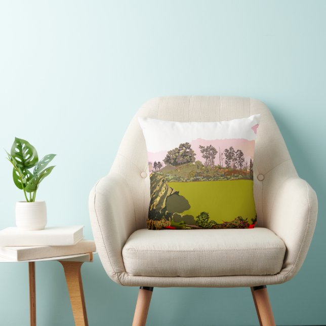 Coussin Paysage serein, harmonie de la nature (Chaise)