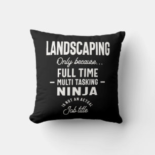 Coussin Paysage Titre du travail Cadeau