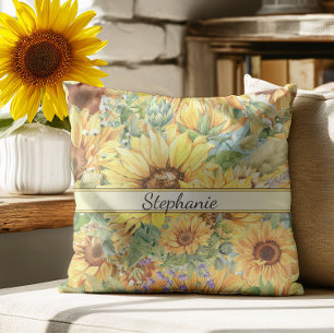 Coussin Paysage Vintage