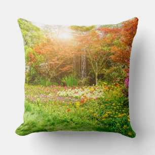Coussin paysager coloré Pittoresque Waterfall