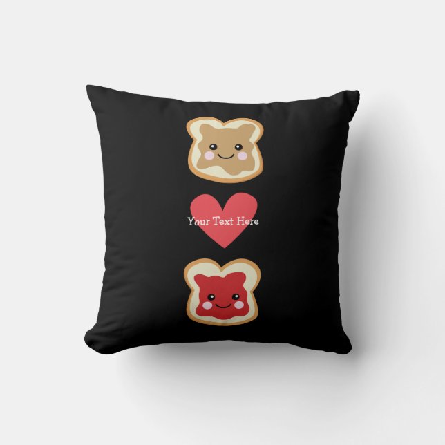 Coussin PB et J (personnalisables) (Recto)