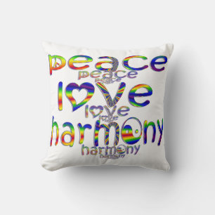 Coussin Peace Love Harmony