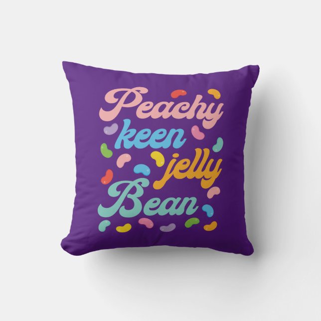 Coussin Peachy Keen Jelly Bean (Recto)