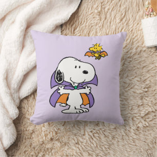 Coussin Peanuts Snoopy Woodstock Vampire Halloween