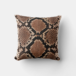 Coussin Peau de Crotale Diamanté Occidental