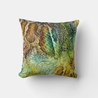 Coussin Peau de serpent : Texture Arrière - plan exotique