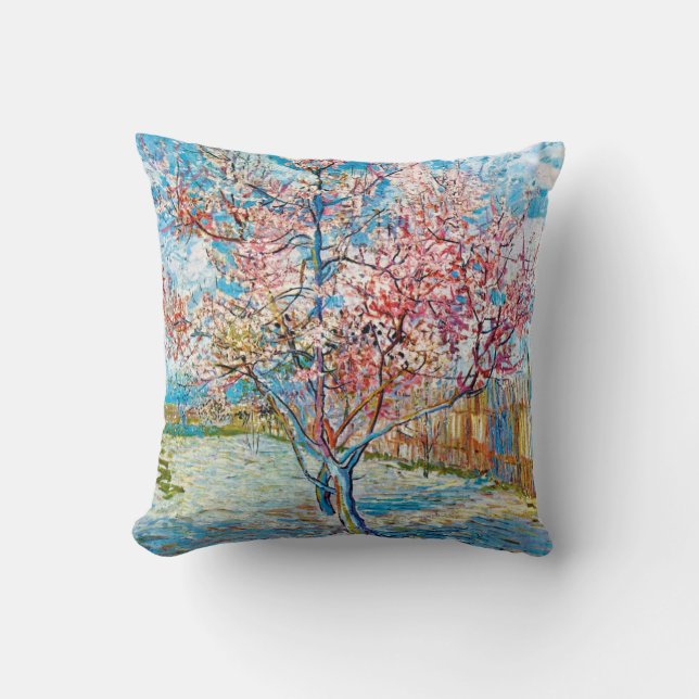 Coussin Pêche à fleurs, Van Gogh (Recto)