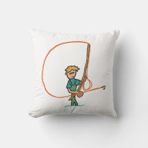 Coussin Pêche à la mouche