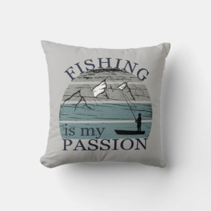 Coussin Pêche amusante disant