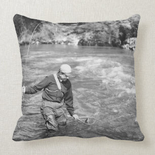 Coussin Pêche d'homme
