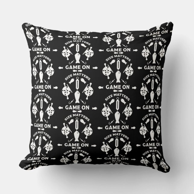 Coussin Pêche Saumon sauvage (Recto)