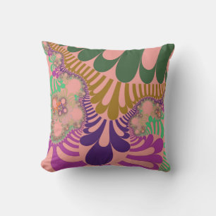 Coussin Pêcher Arc-en-ciel