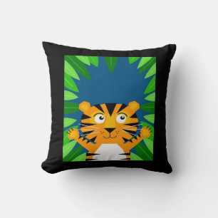 Coussin Peekabo Tiger