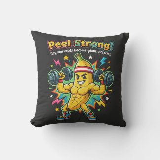 Coussin Peel Strong ! – Motivation pour salle de sport à l