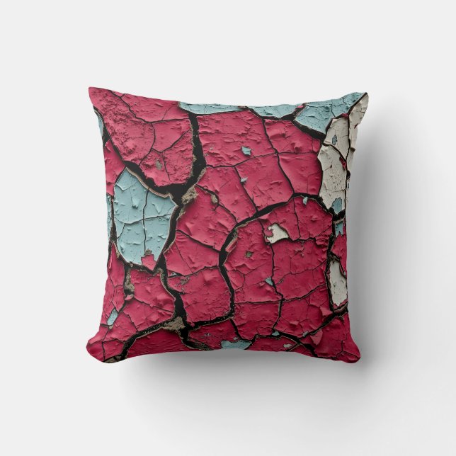 Coussin Peeling Calques de peinture (Recto)