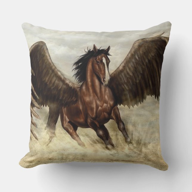 Coussin Pégase ailé (Recto)